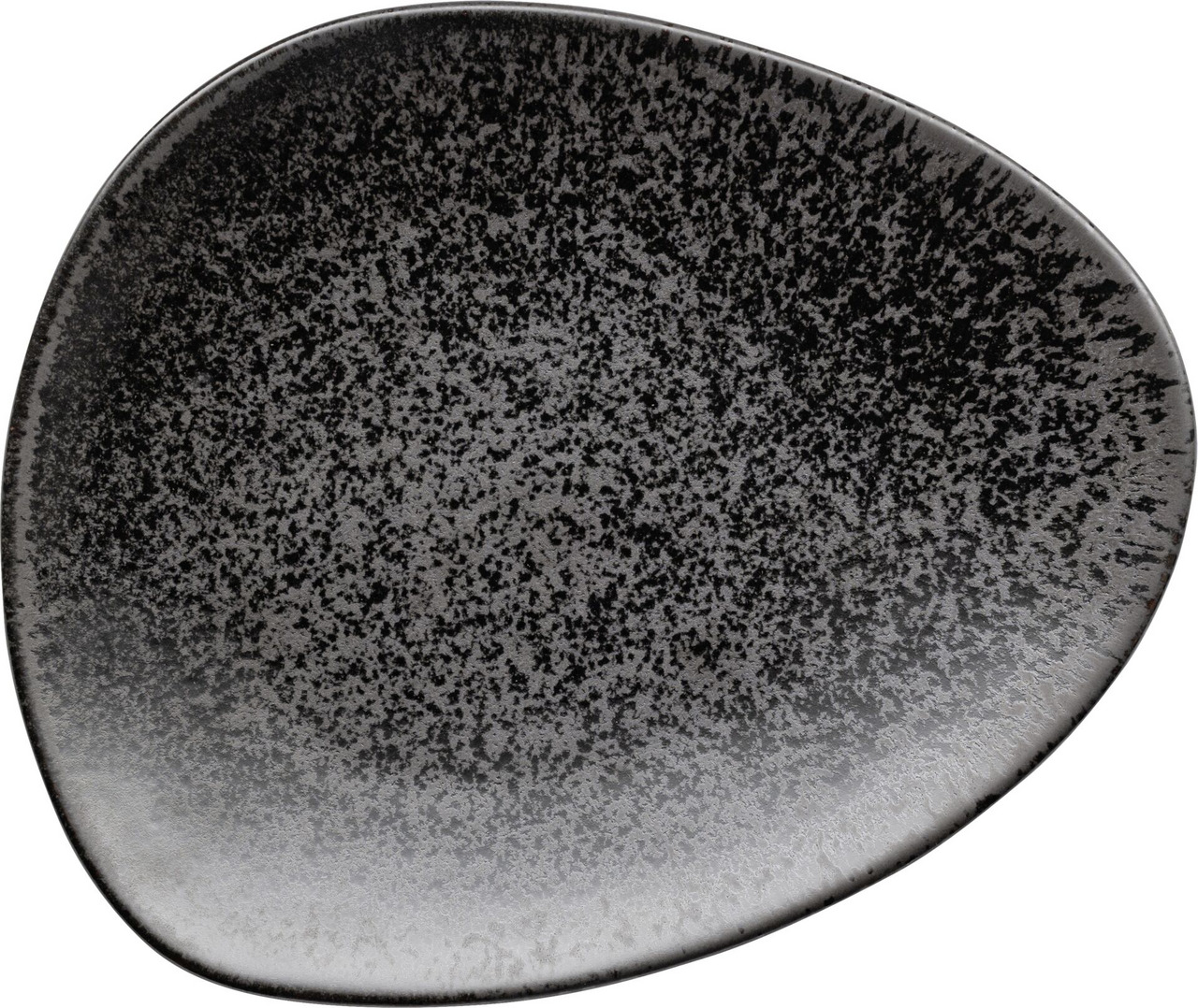 Porzellanserie „Ebony" Teller flach 25x20,6cm