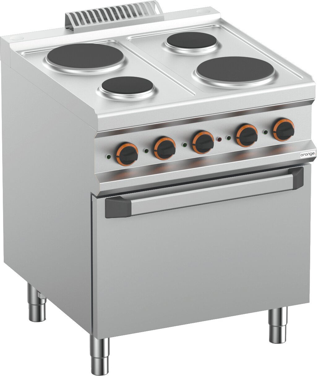 Elektro-Herd, 4 Platten, mit Elektro-Backofen