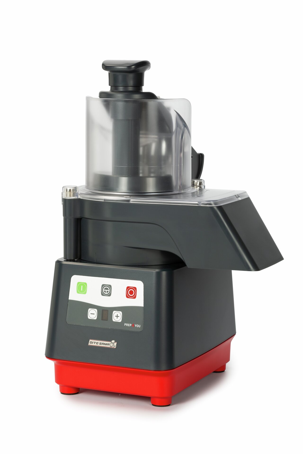 Gemüseschneidemaschine + Auswurfscheibe / variable Geschwindigkeit Gemüseschneidemaschine + Auswurfscheibe / variable Geschwindigkeit